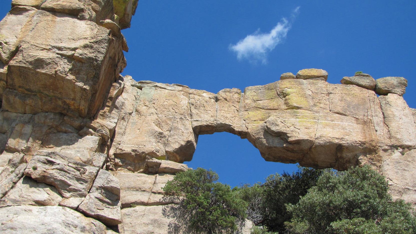 Find spectacular stone arches along Tucson's Catalina Highway